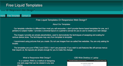 Desktop Screenshot of freeliquidtemplates.com