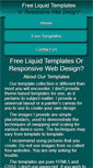 Mobile Screenshot of freeliquidtemplates.com